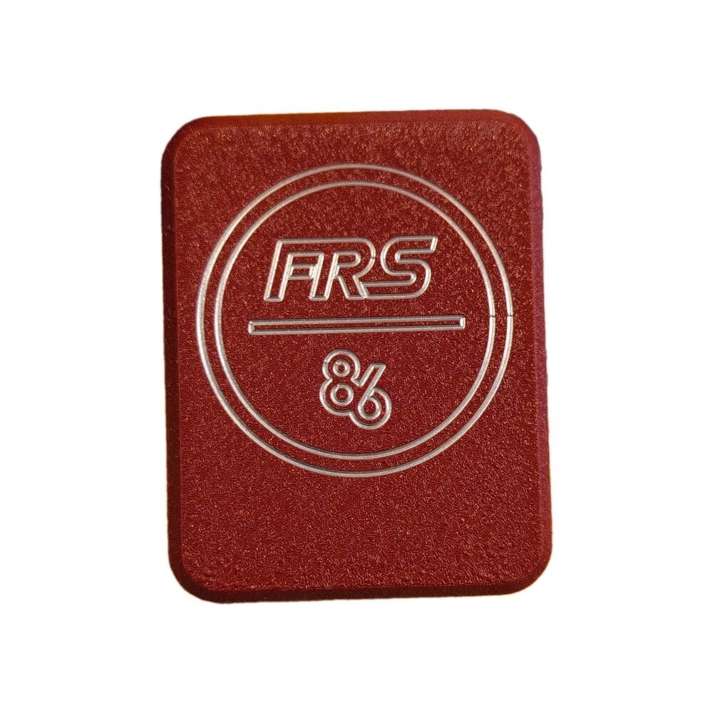 Toyota Scion FRS 86 Red Center Console Plaque, Metal Rare. Scion FR-S 2013–2016